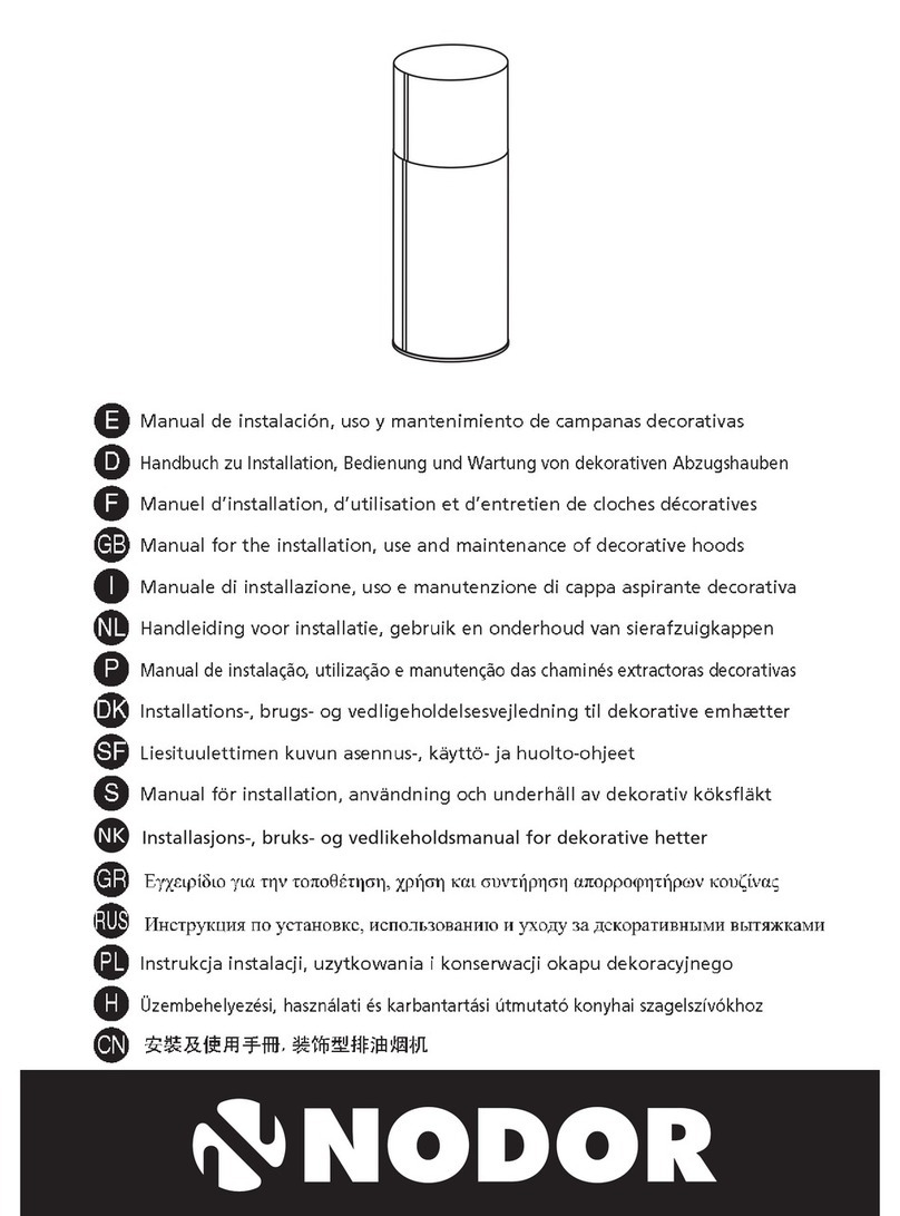 NODOR ISLA SOL Use, installation and maintenance instructions