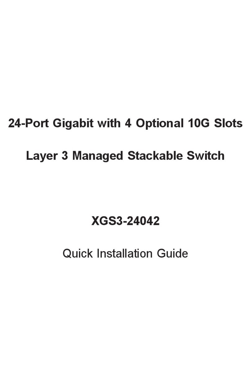 Planet XGS3-24042 User manual