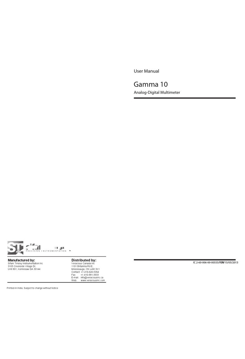 Sifam Tinsley Gamma 10 user manual