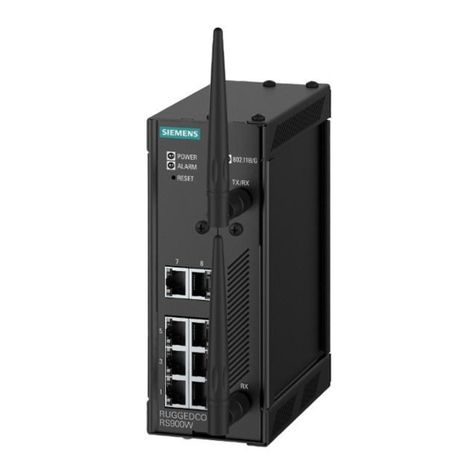 Siemens RUGGEDCOM RS900W User manual