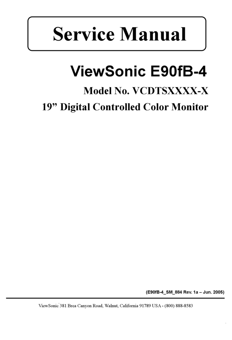 ViewSonic PerfectFlat E90fB-4 User manual