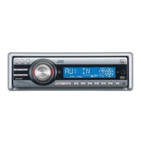 JVC KD-AR470 - Radio / CD User manual