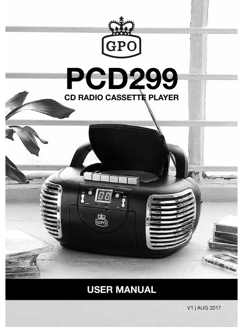 GPO PCD299 user manual