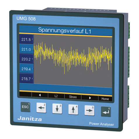 janitza UMG 508 User manual