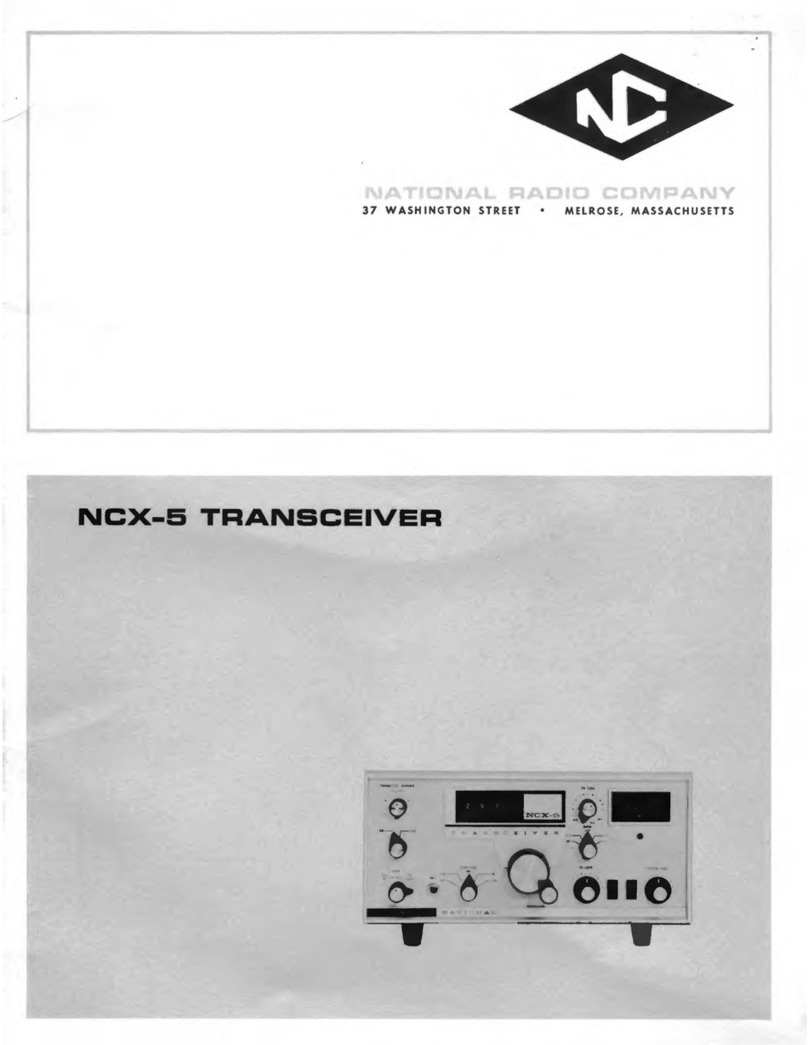 National Radio NCX-5 manual