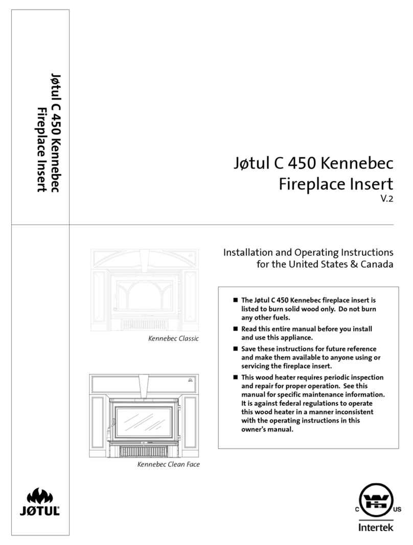 Jøtul C 450 Kennebec User manual