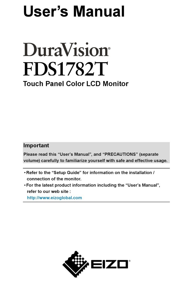 Eizo DuraVision FDS1782T User manual