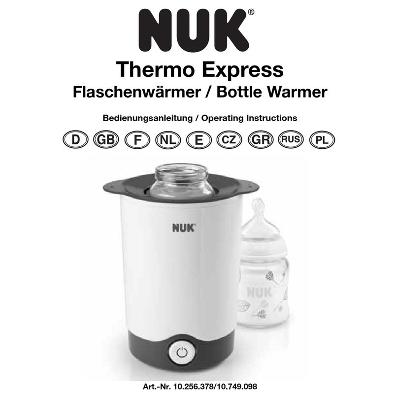 NUK 10.256.378 operating instructions
