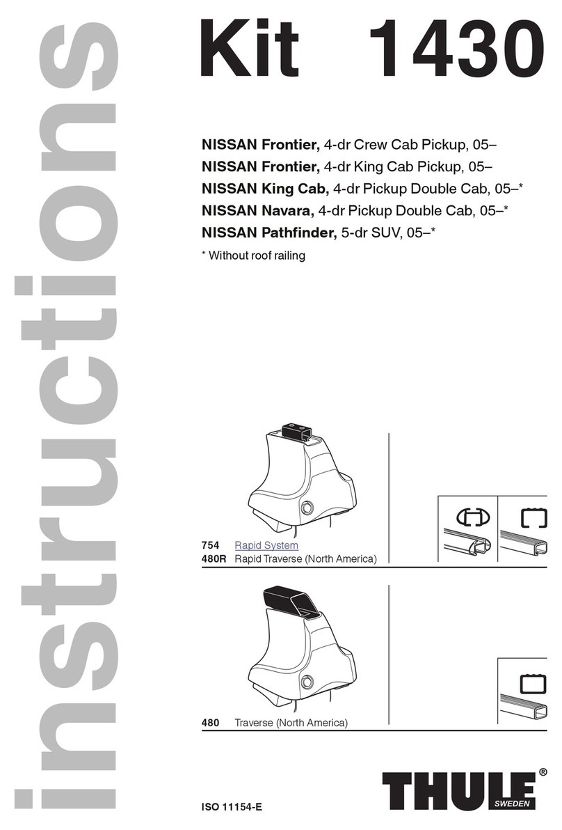 Thule 1430 Kit User manual Thule 1430 Kit User manual