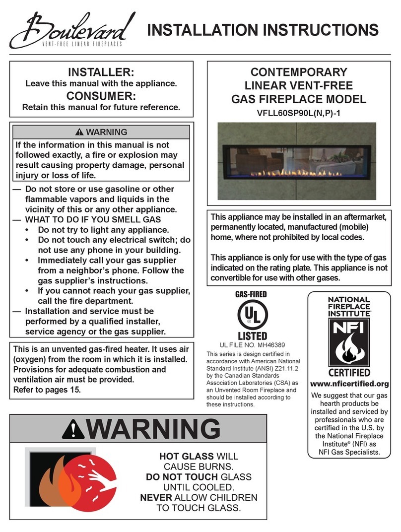 Boulevard VFLL60SP90LP-1 installation instructions Boulevard VFLL60SP90LP-1 installation instructions