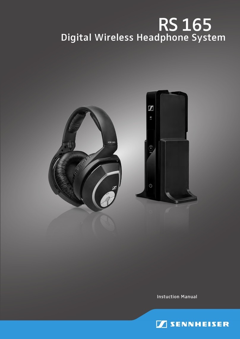 Sennheiser RS165 User manual