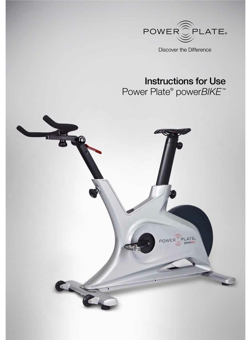 Power Plate powerBIKE Instructions for use