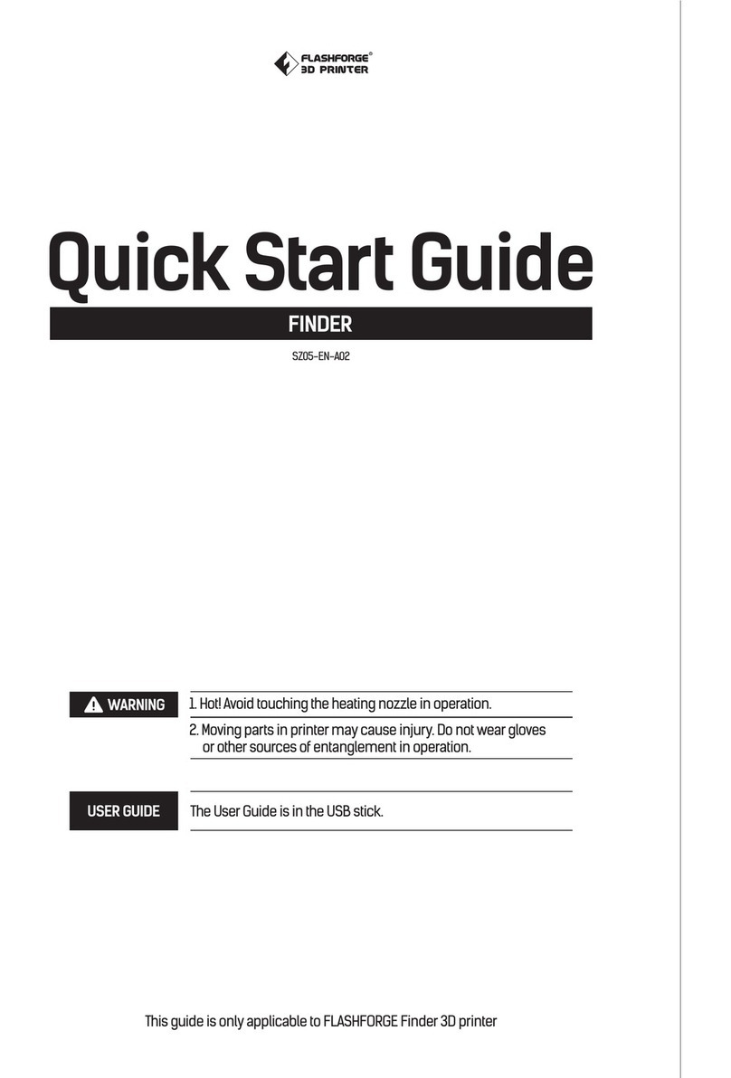 Flashforge Finder User manual