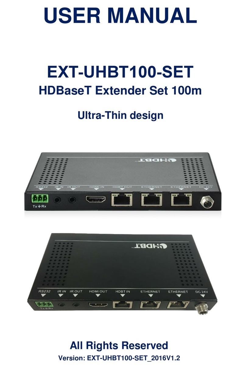 GeMNeXT EXT-UHBT100-R User manual