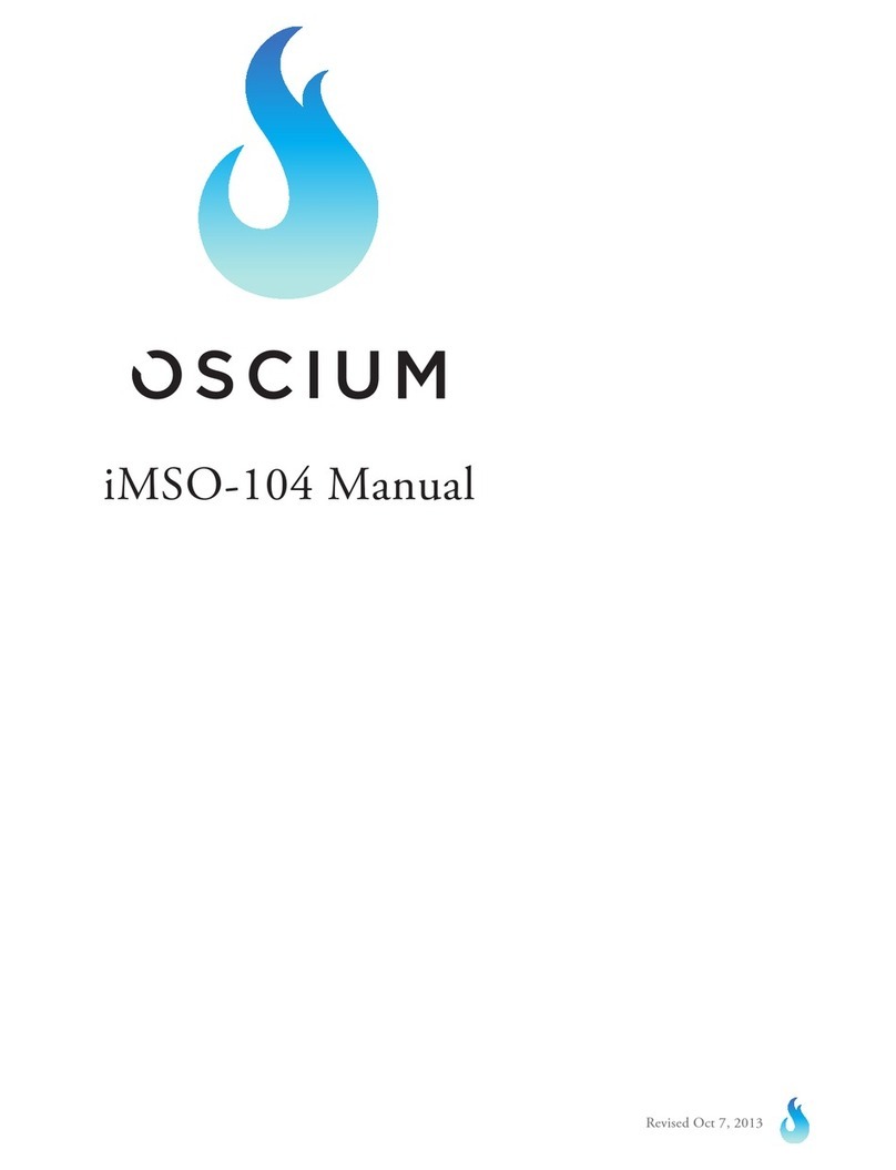 Oscium iMSO-104 manual