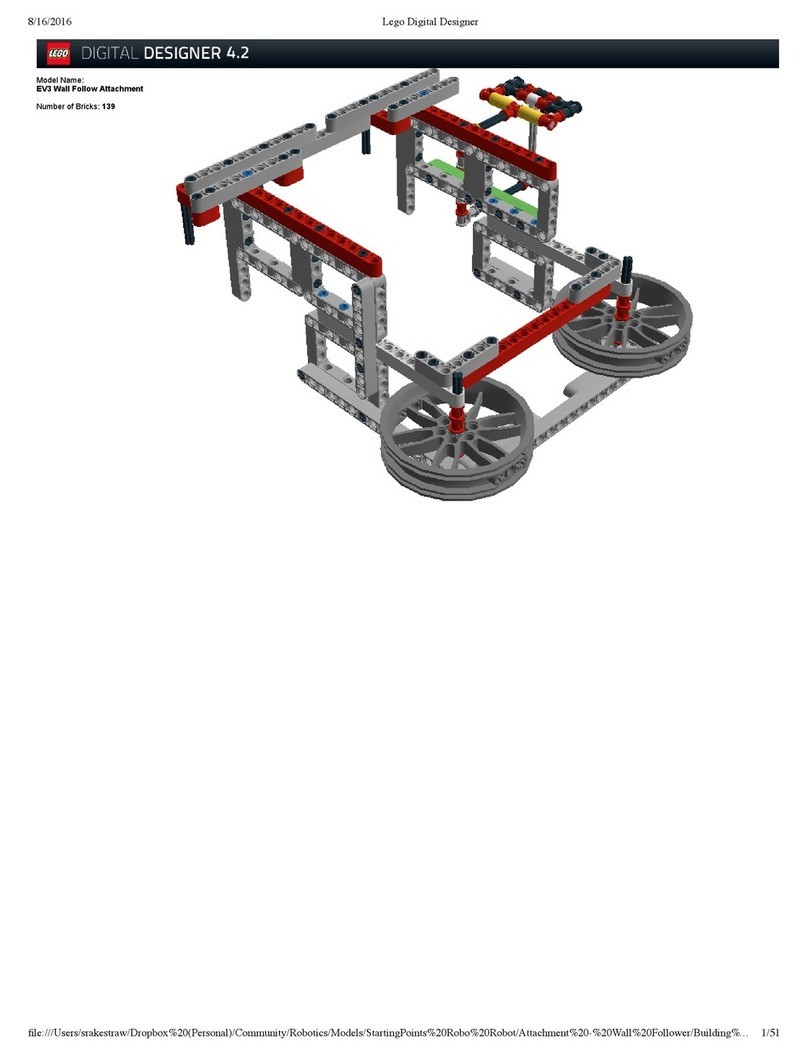LEGO EV3 Wall Follow Attachment User manual LEGO EV3 Wall Follow Attachment User manual