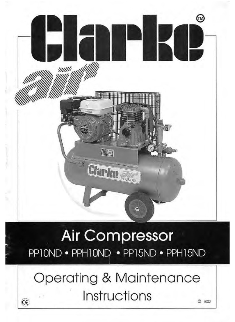 Clarke PP10ND Operating & maintenance instructions