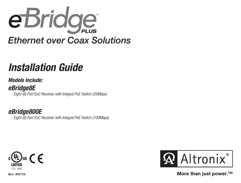 eBridge eBridge8E installation guide