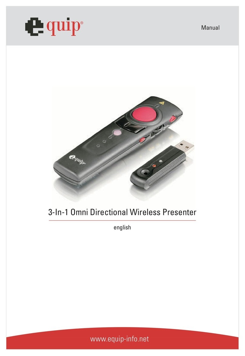 Equip 3-In-1 Omni Directional Wireless Presenter User manual
