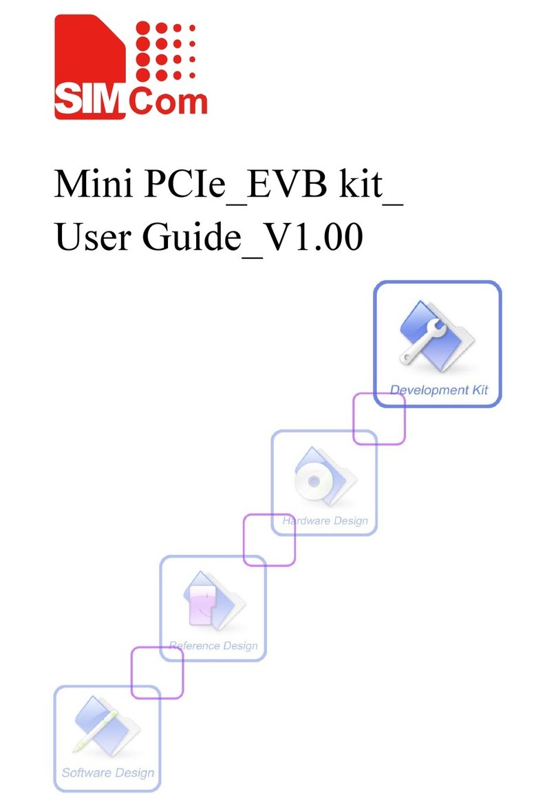 SimCom Mini PCIe EVB Kit user manual