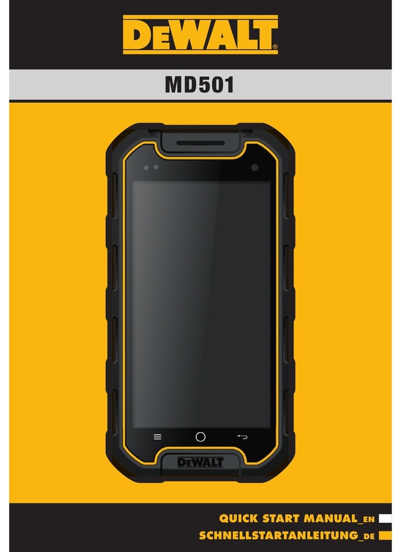 DeWalt MD501 Instruction manual