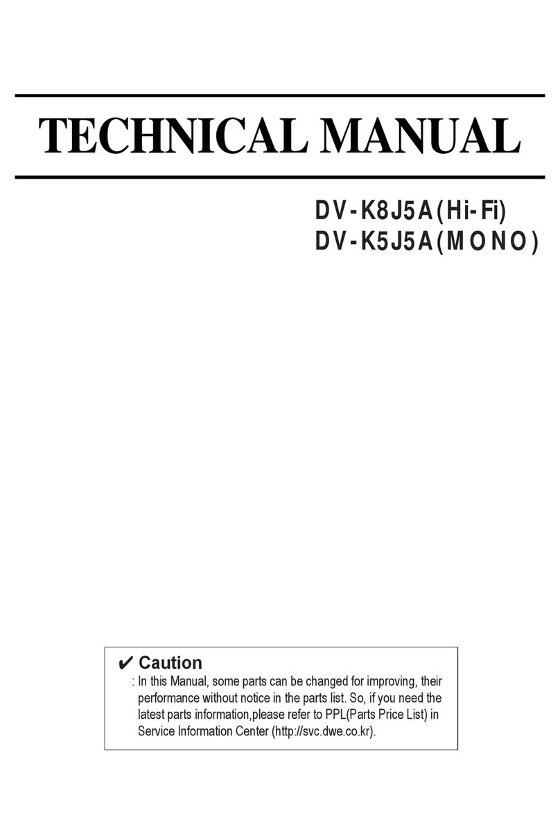 Daewoo DV-K8J5A User manual