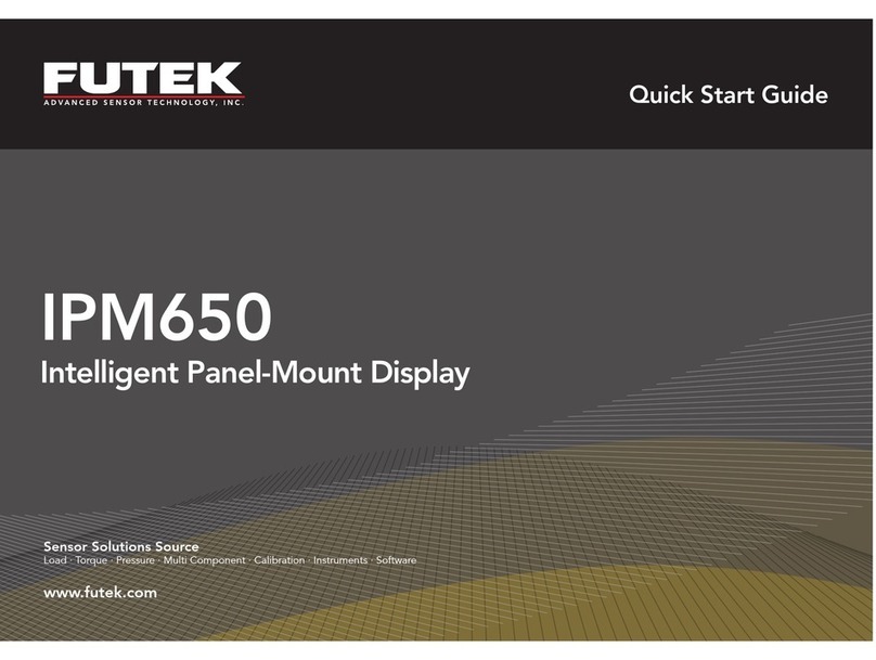Futek IPM650 quick start guide