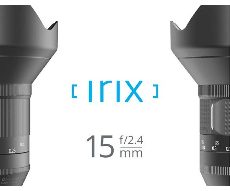 Irix 15 mm f/2.4 User manual