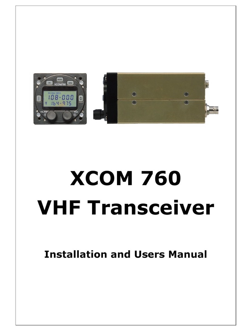 XCOM 760 Installation and user manual XCOM 760 Installation and user manual