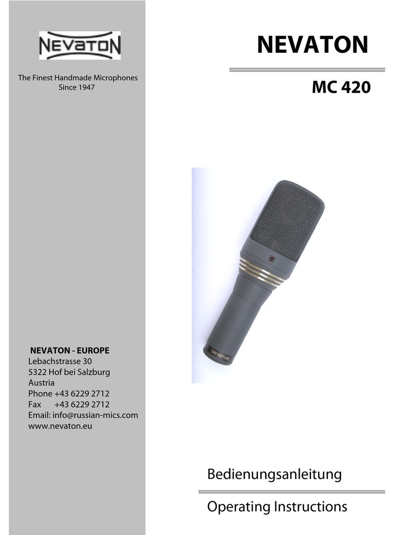 NEVATON MC 420 operating instructions