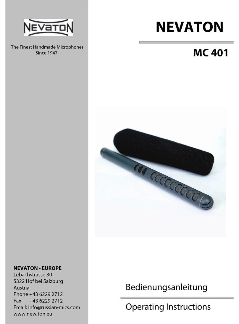 NEVATON MC 401 operating instructions