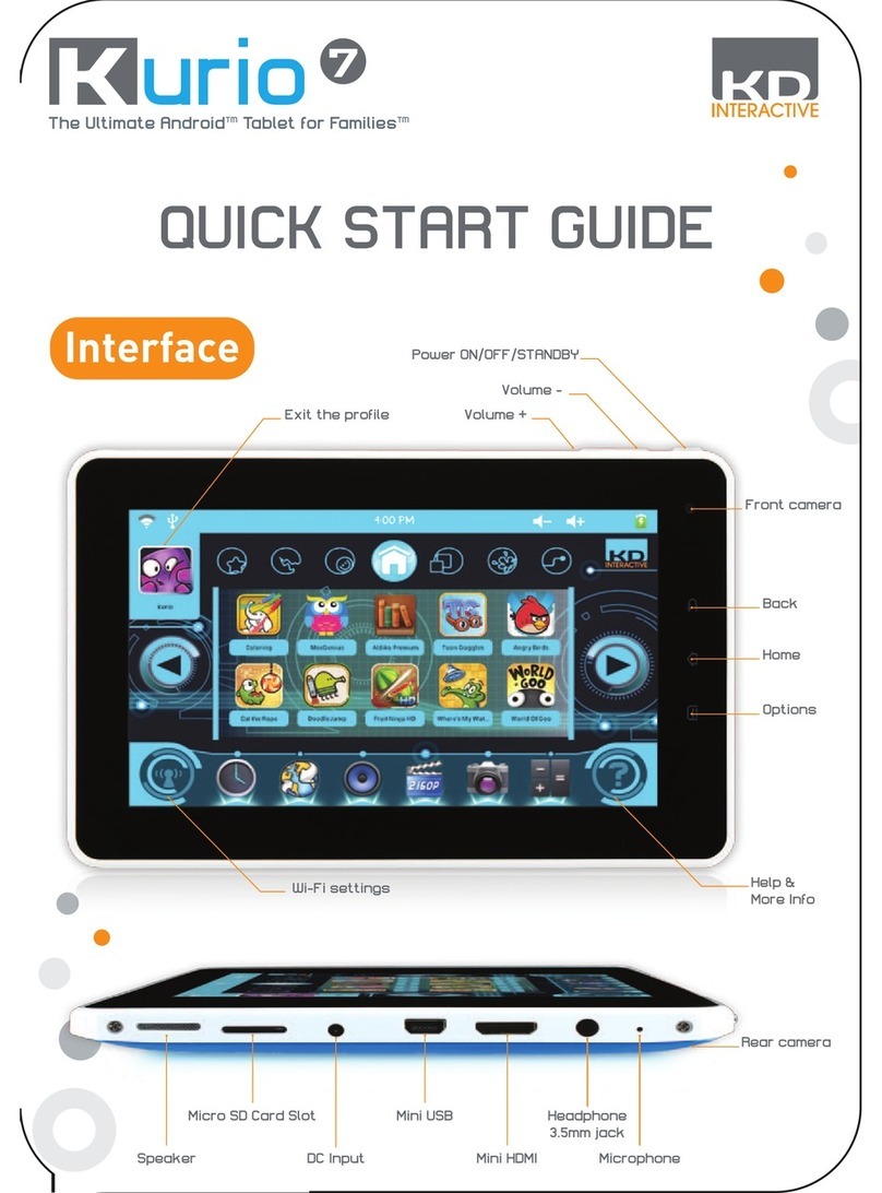 KD interactive Kurio 7 quick start guide