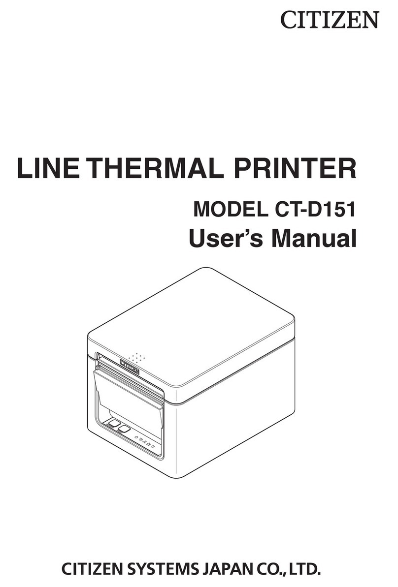 Citizen CT-D151 User manual