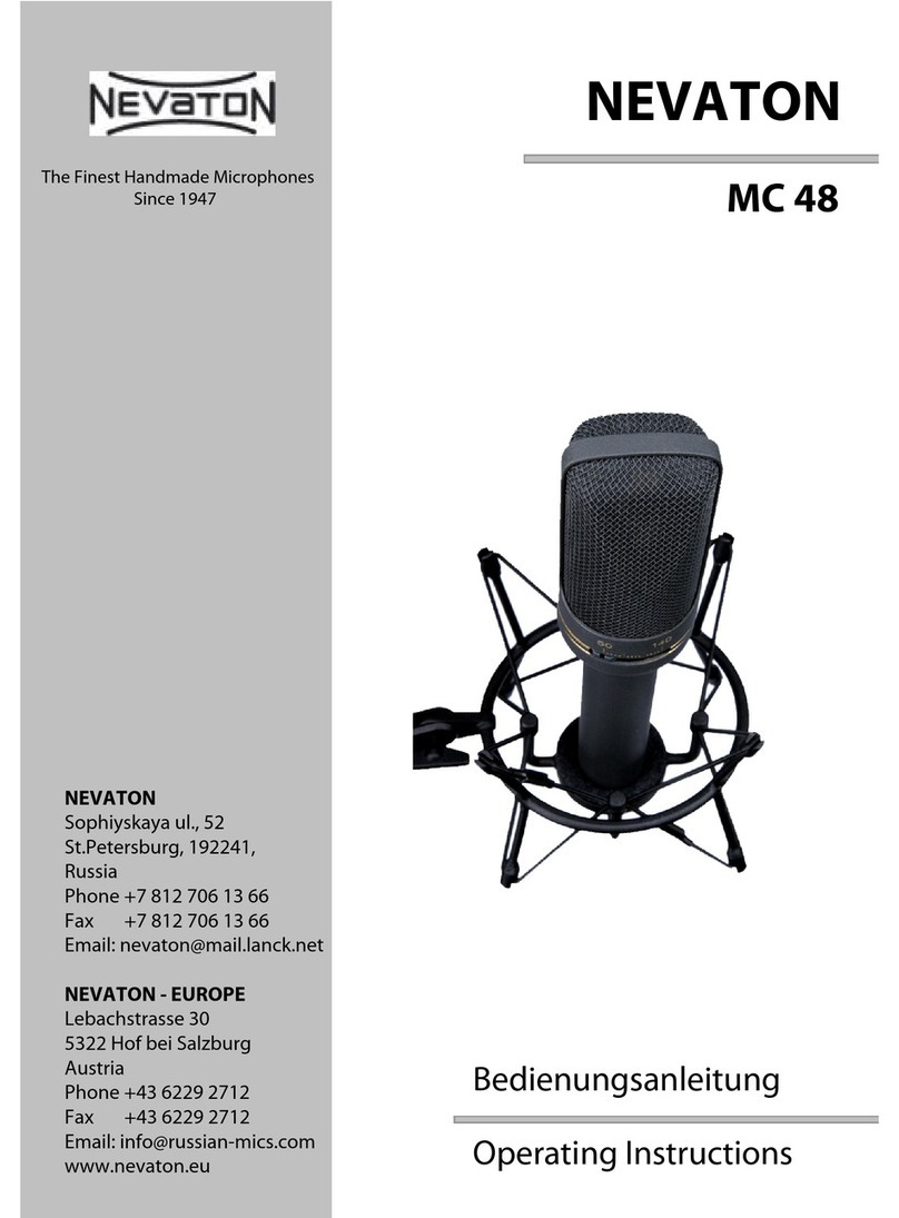 NEVATON MC 48 operating instructions
