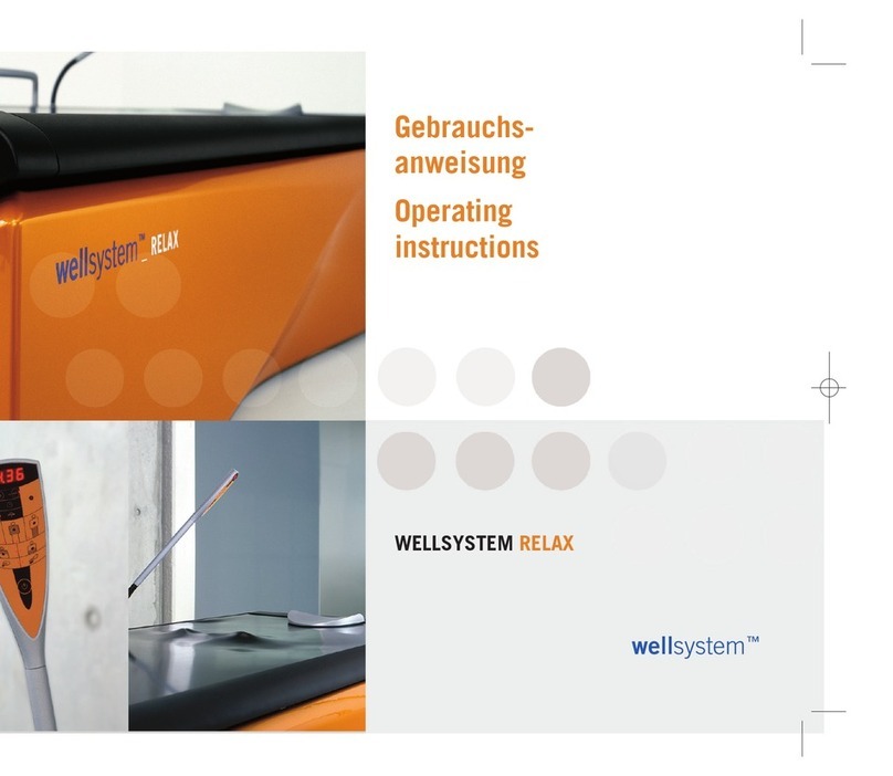 WELLSYSTEM RELAX operating instructions