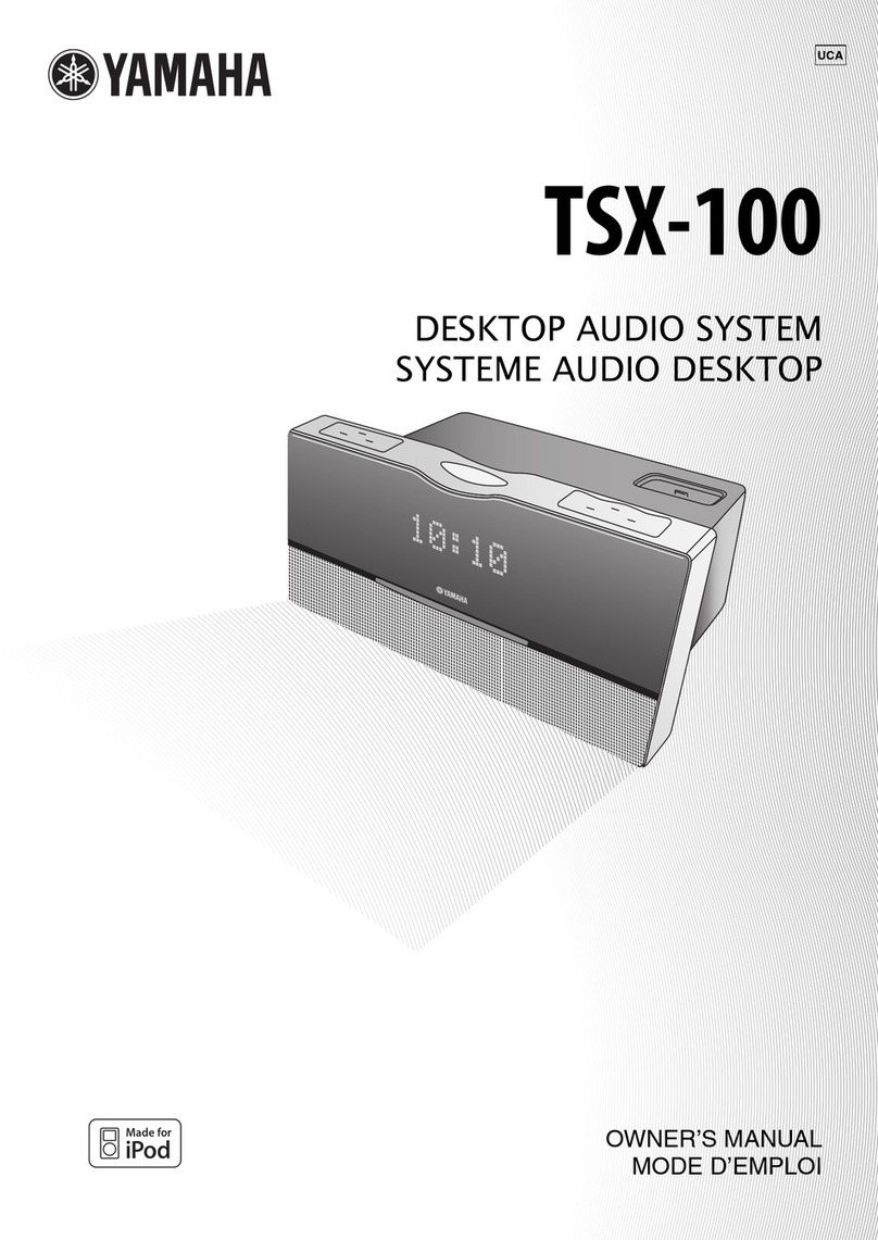 Yamaha TSX-100 User manual