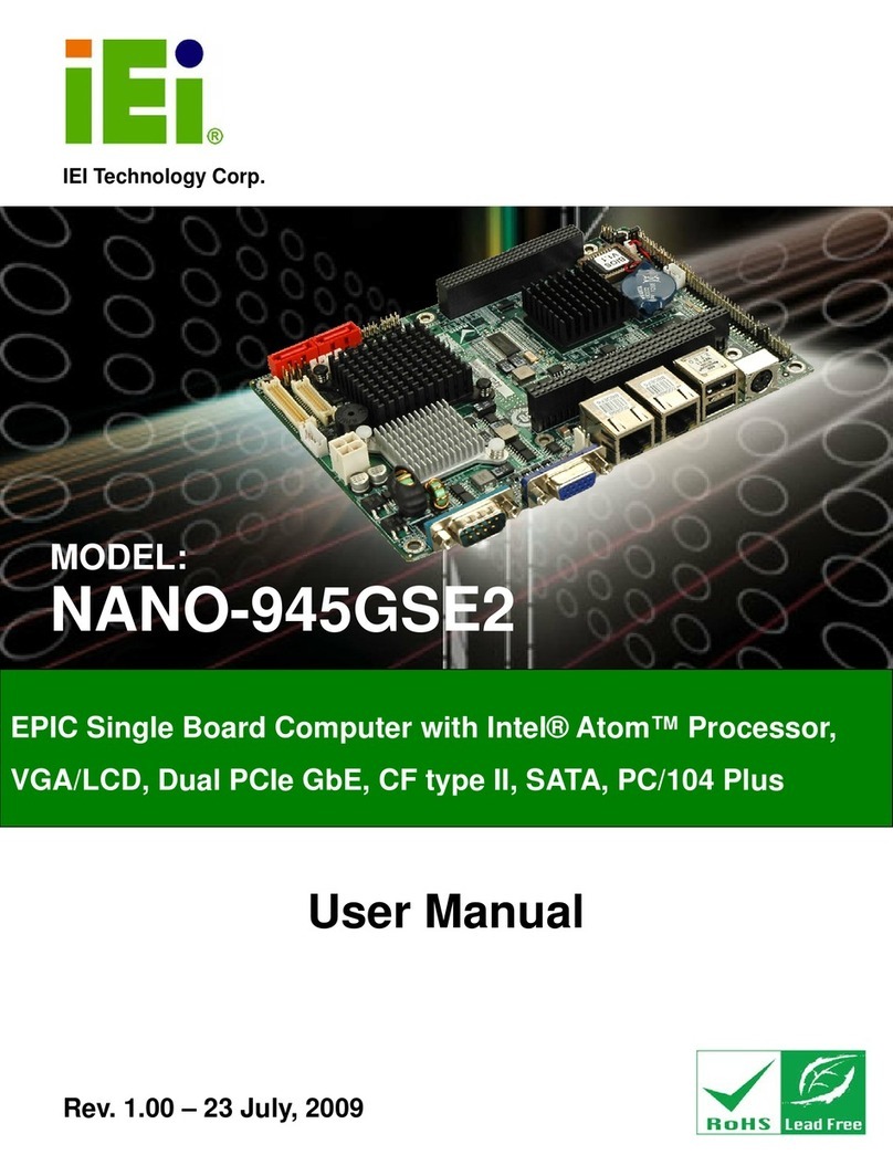 IEI Technology NANO-945GSE2 User manual