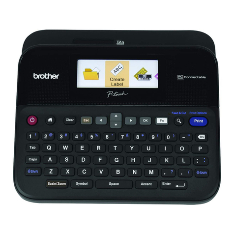 Brother P-touch PT-D600 User manual