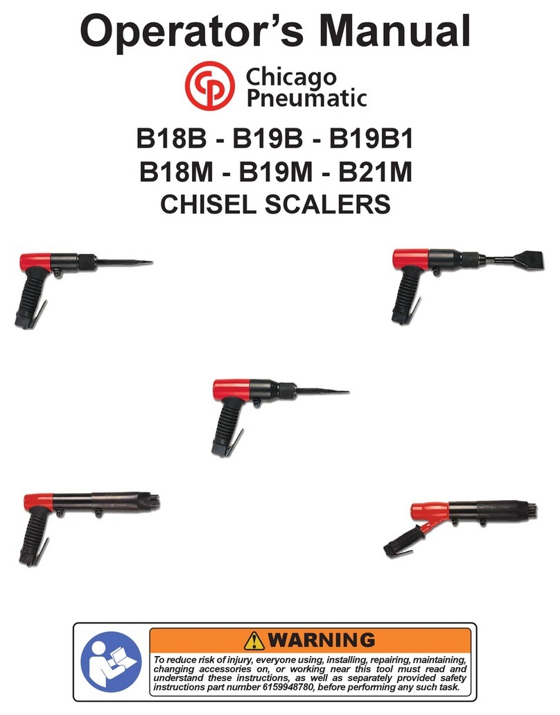 Chicago Pneumatic B18B Operator's manual