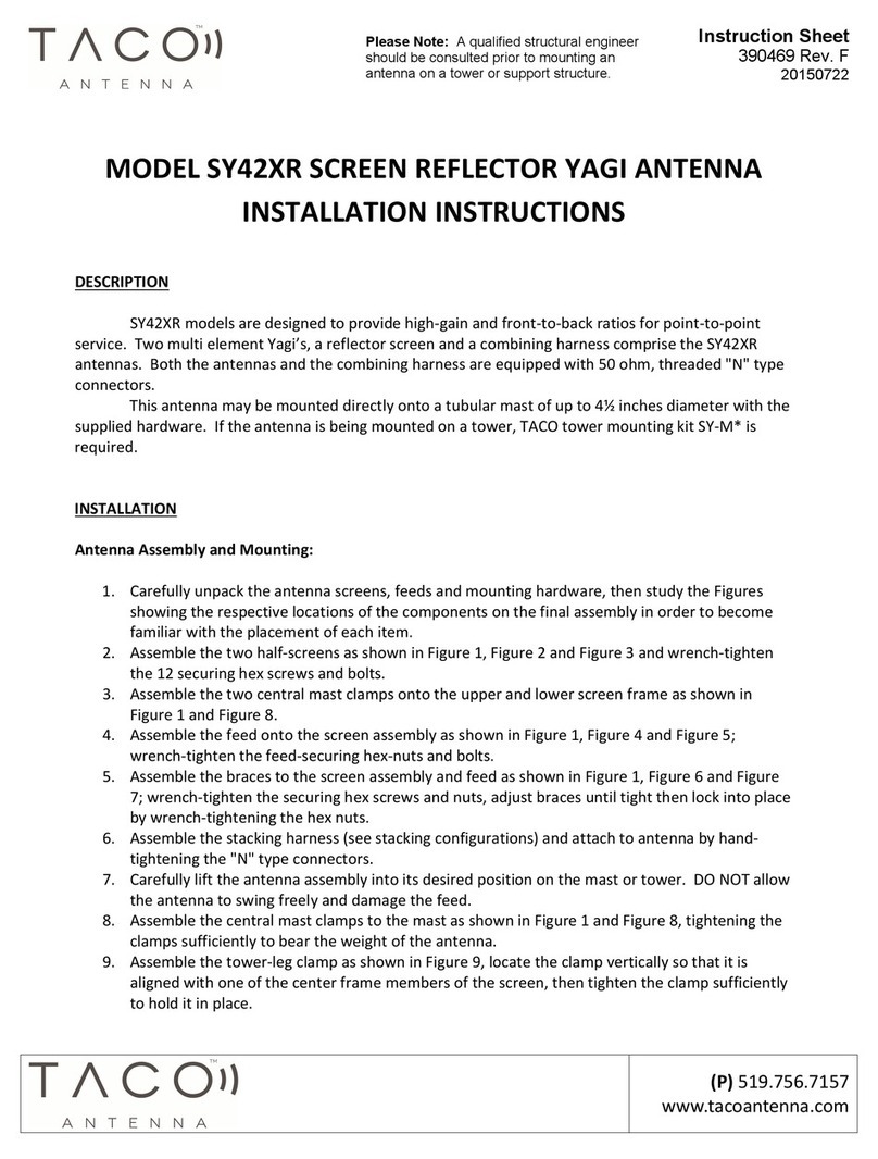 Taco SY42XR installation instructions