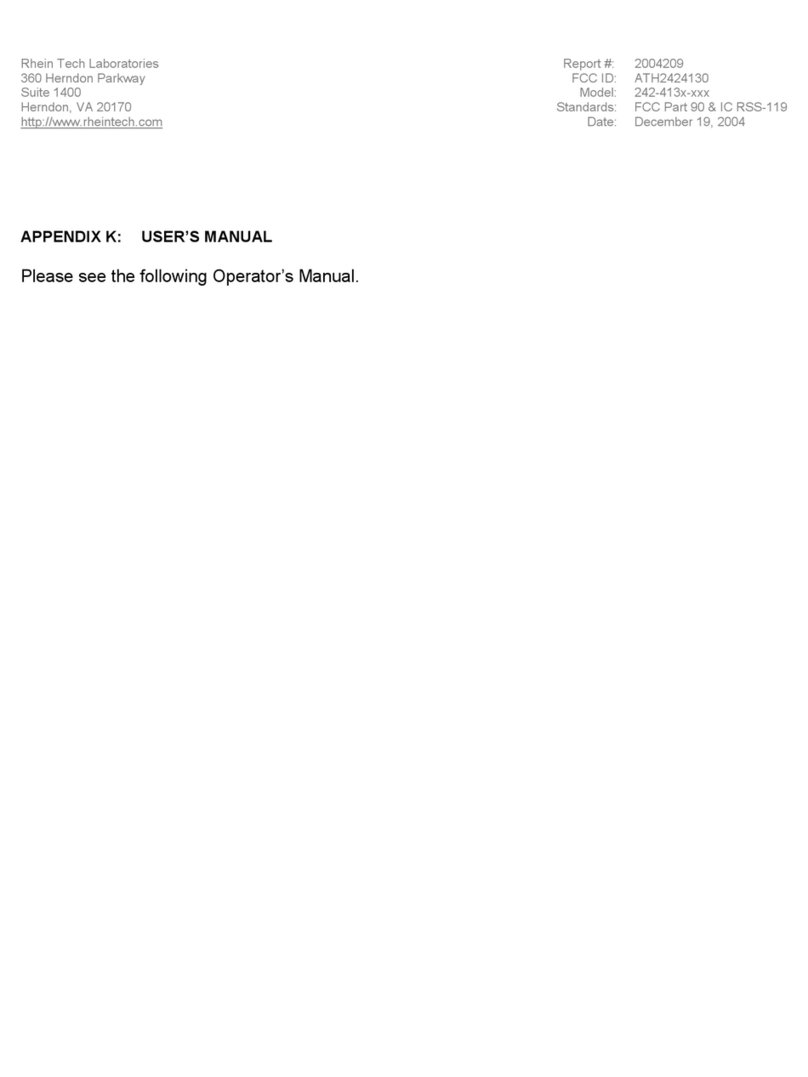 E.F. Johnson Company 4100 SERIES User manual E.F. Johnson Company 4100 SERIES User manual