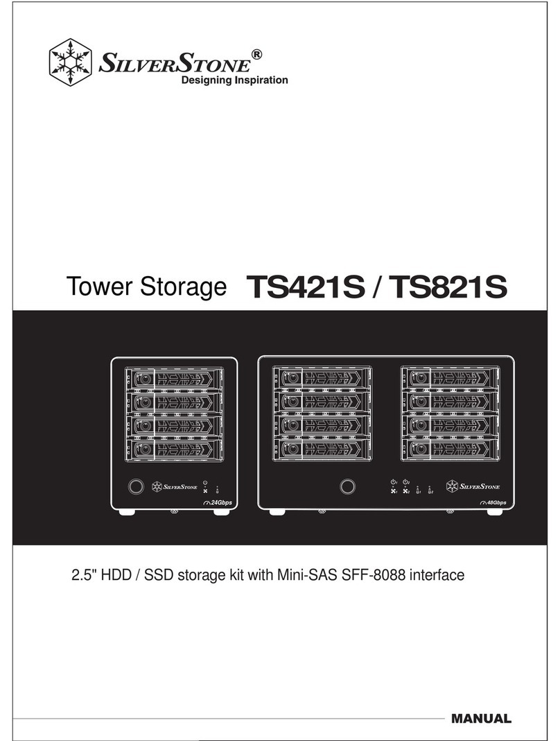 SilverStone TOWER STORAGE TS421S User manual