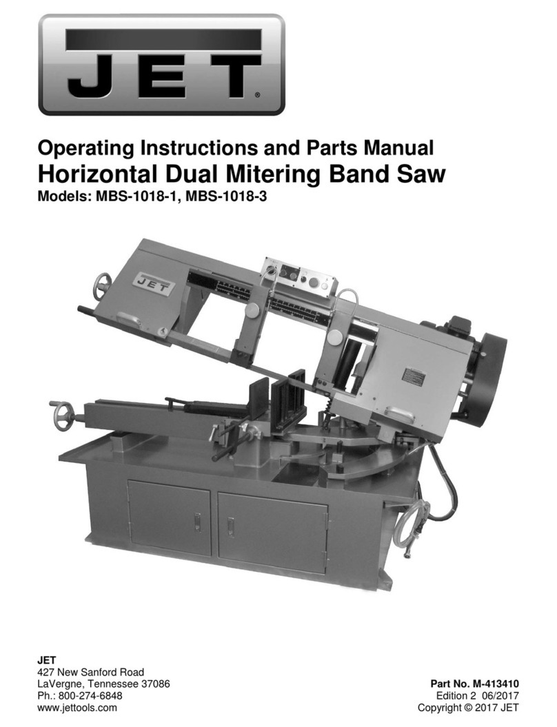 Jet MBS-1018-1 User manual Jet MBS-1018-1 User manual