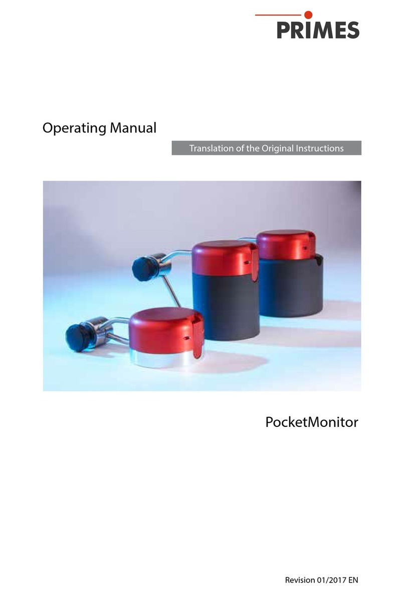 Primes PocketMonitor operating manual