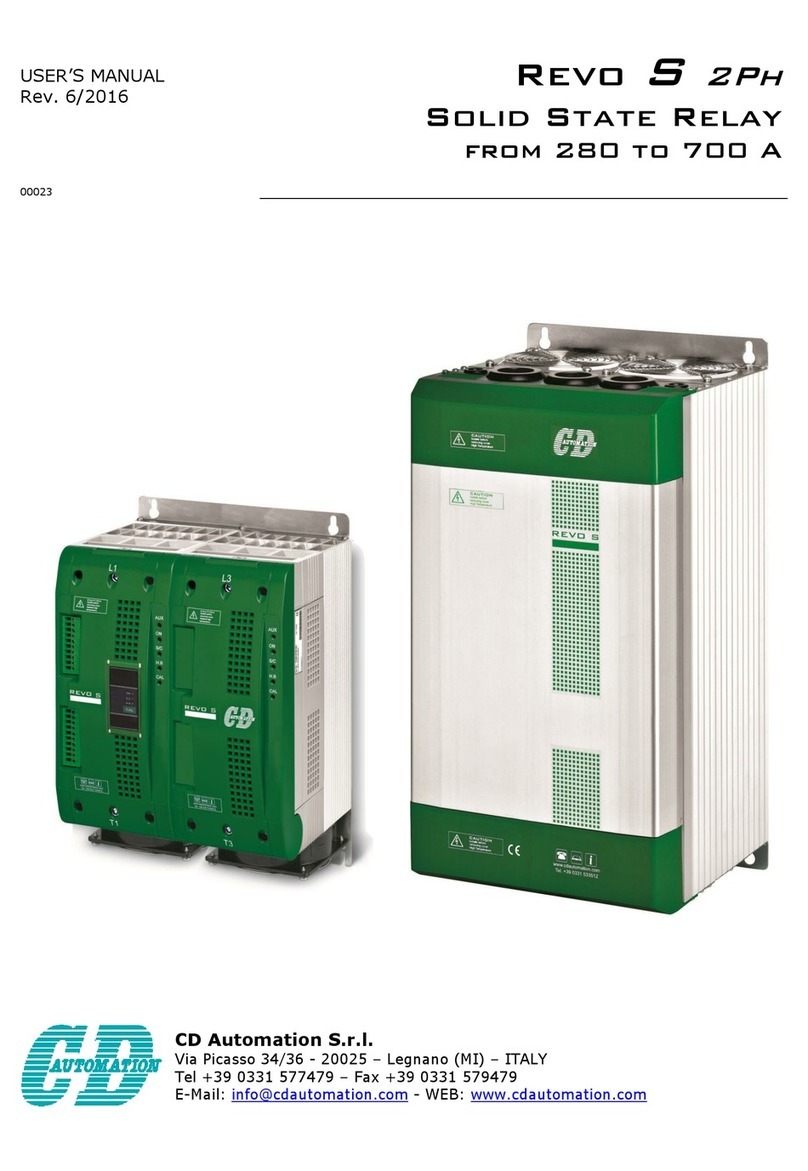 CD Automation Revo S user manual