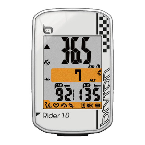 Bryton Rider user manual