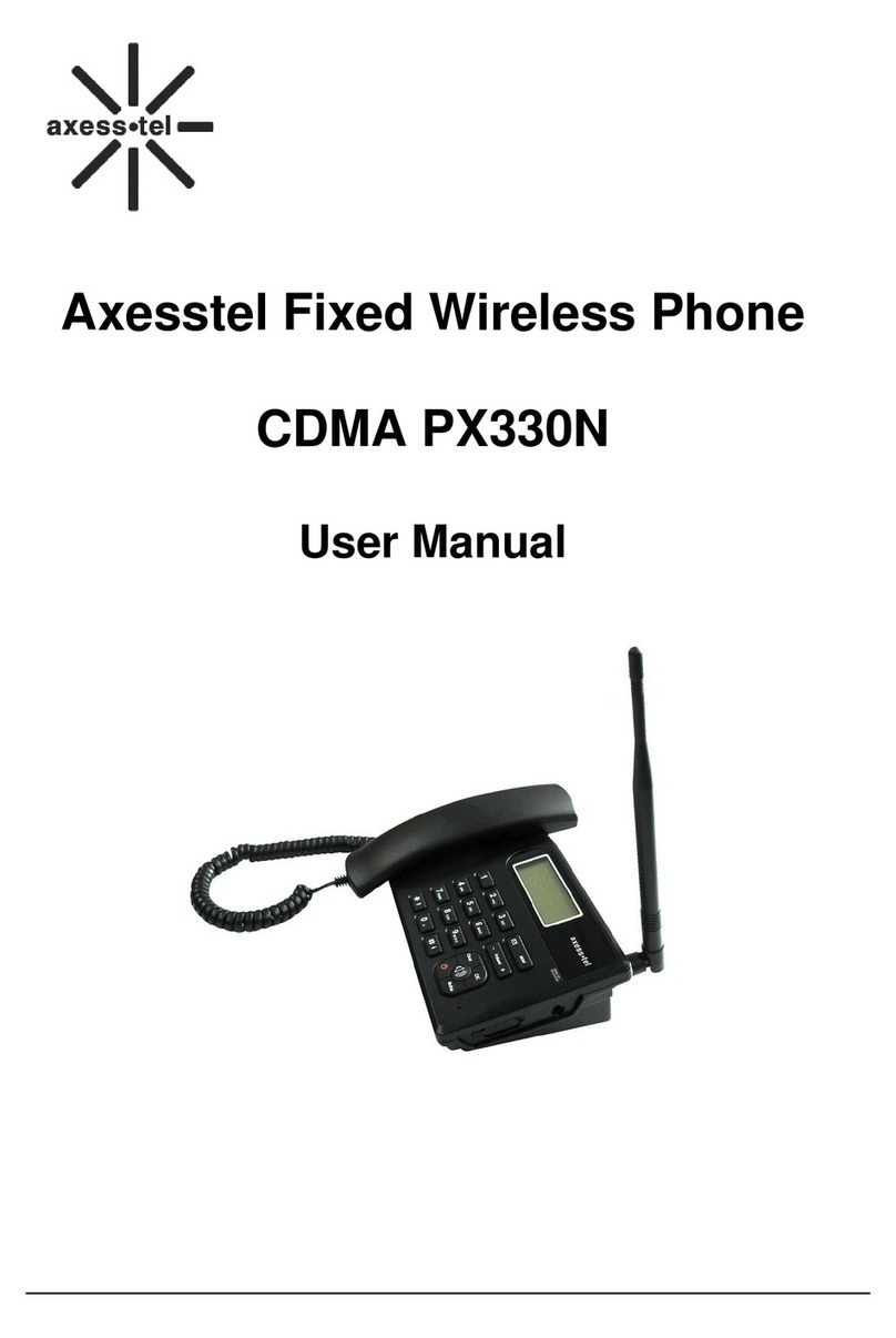 Axesstel CDMA PX330N user manual