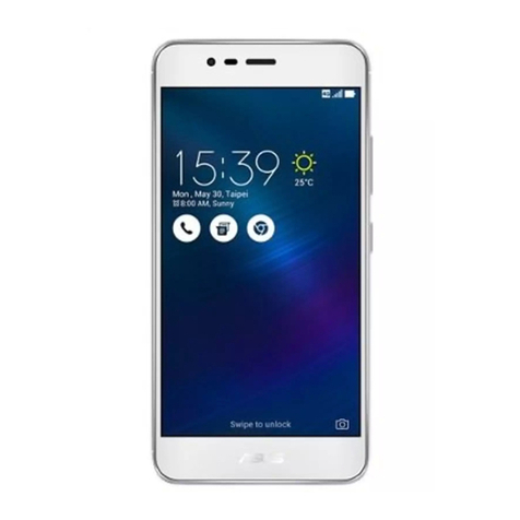 Asus ZenFone 3 Max User manual Asus ZenFone 3 Max User manual
