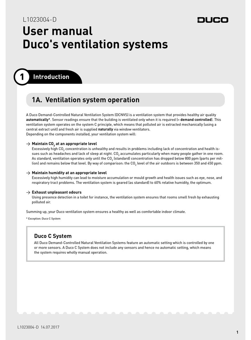Duco System C series user manual Duco System C series user manual