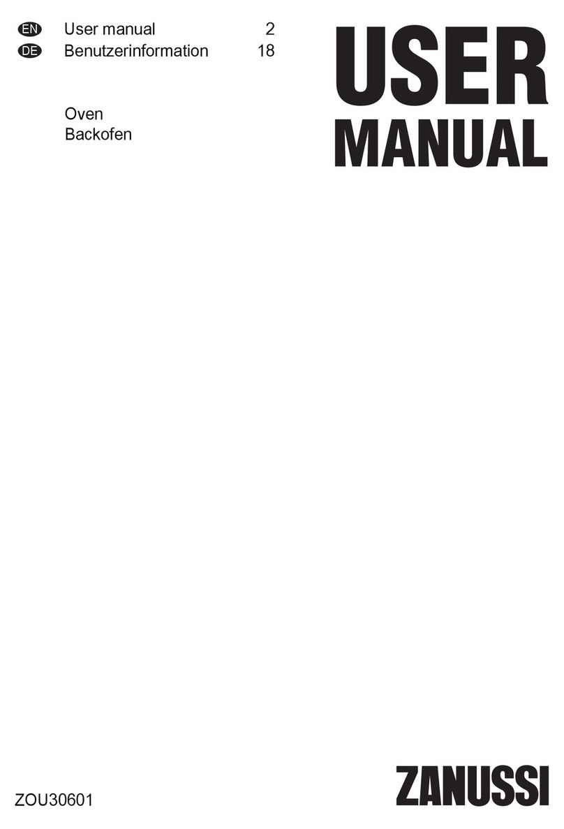 Zanussi ZOU30601 user manual